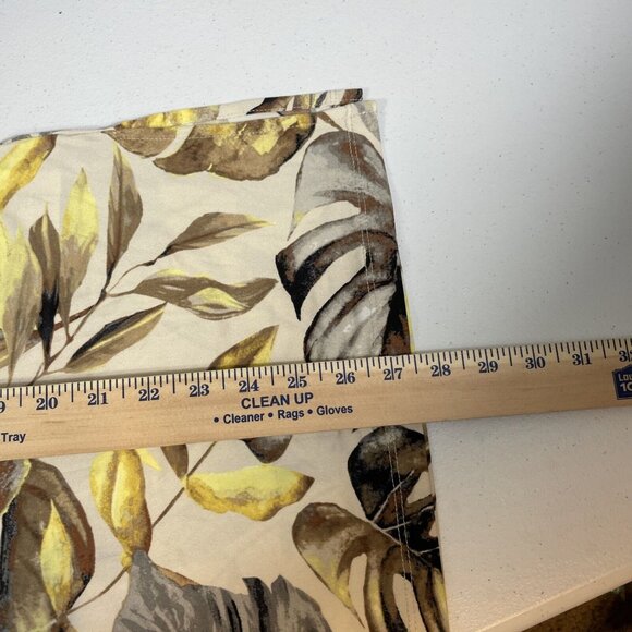 Susan Graver Blouse Womens Size XLP Floral Yellow‎ Performance Stretch - Picture 8 of 10